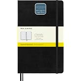 Moleskine Kareli Kalın Siyah Defter L Boy Sert Kapak (Expanded)