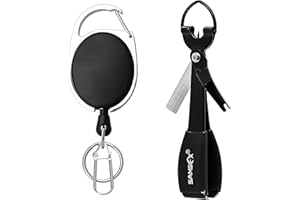 SAMSFX Angelknoten-Bindewerkzeug, Fliegenfischer, Quick Knot Tying Tool, Mono Schnur Clippper, 2PCS in Pack