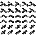 Poly Pex A Expansion Fittings F-1960 1/2" Combo With 1/2" inch Tees "T" [10 PCS], 1/2" Elbows [10 PCS], 1/2" Couplings [10 PCS] |Plastic Fittings for Pex-A Pipe in Plumbing [Pack of 30]