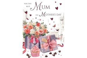 CARDBARGAINSUK - MOTHER'S DAY Classic Mother's Day Card Mum - Size 6" X 9"