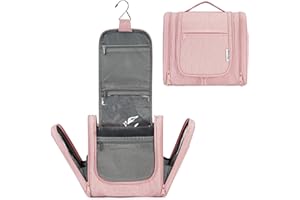 NARWEY Duża wisząca kosmetyczka podróżna, organizer na kosmetyki dla kobiet