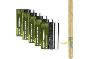 Postsaver Pro-Wrap Standard | Wood Protector | Post Saver Sleeves with Dual-Layer Rot Protector | Fence Protector | 20-Year G