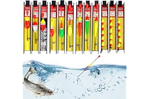 Qaestuan Flotadores de Pesca, Genérico Boyas y flotadores de Pesca, Pesca Bobber, Trucha Flotador, flotadores de Pesca de mar, Flotadores de Pesca Bobber Set para Río Estanque y Colmena