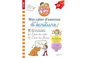 Sami et Julie CP - Mon cahier d'exercices d'écriture