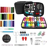 LetCart Sewing Kit, Includes Bobbins of Thread, Needles, Thread, Scissors, Buttons and More, Complete Sewing Kit Sewing Tool