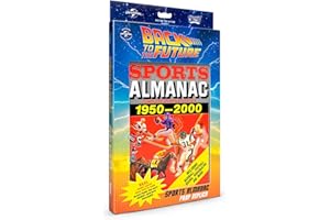 Doctor Collector Ritorno al Futuro Replica Ufficiale Almanacco Sportivo Grays 1950-2000 di Biff Tannen, Edizione da Collezione con Borsa olografica e Biglietto di acquisto di Blast from The Past