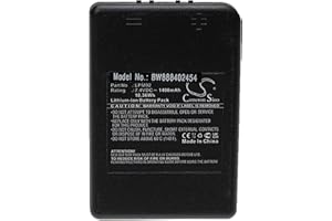 vhbw batteria sostituisce Autec LPM02, R0BATT00E08A0 per Radiocomando Industriale, Telecomando (1400mAh, 7,4V, Li-Ion)