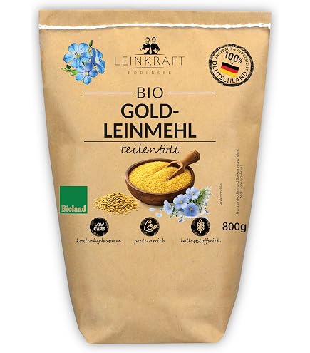 1,7 kg BIOLAND Leinsamenmehl | aus 100% deutscher, brauner Leinsaat |  Leinmehl frisch gemahlen. Vegan. Low Carb & Keto geeignet. Protein- &  Ballaststoffreich. Regional. : Amazon.de: Drogerie & Krperpflege