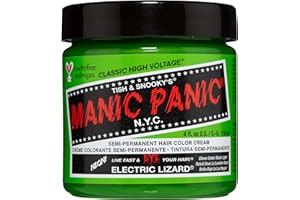 ‎MANIC PANIC Manic Panic Electric Lizard Classic Creme, vegan, tierversuchsfrei, grüne semipermanente Haarfarbe, 118 ml