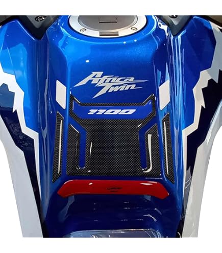 Labelbike - Autocollant 3D Sur Le Tank Pad Du00e9coration Et Protection Ru00e9servoir Moto Compatible Avec Honda Africa Twin 2024