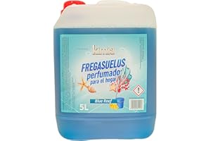KIMIA - Fregasuelos Blue Reef 5L | Fregasuelos Perfumado y Concentrado para Hogar | Limpiador de Suelo | Limpieza Profunda | Aroma Marino | Fragancia Fresca y Duradera | Para Todo Tipo de Superficies