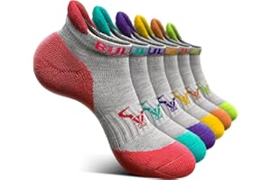 BULLIANT Calzini Sportivi Donna 6 paia, Calze Corsa Cuscino Completo con Linguetta sul Tallone