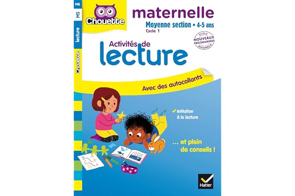 Activités de lecture, maternelle moyenne section cycle 1