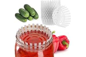 KADAX Pesos de Fermentación para Tarros de Conserva, Peso para Fermentación de Alimentos Caseros como Chucrut, Kimchi y Encurtidos (100mm, 10 unidades)