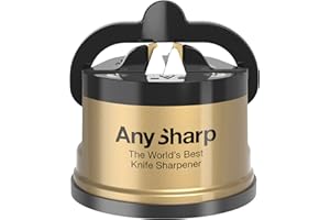 AnySharp Global Aiguisoir Avec PowerGrip Doré