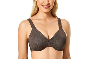 DELIMIRA Sujetador Reductor con Aros Talla Grande Copa Completa para Mujer