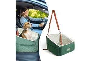 iPetba Seggiolino per Cani Auto per Piccoli & Medi Cani – Protezione Anti-Crash, Antiscivolo, Protegge l'Interno dell'Auto, Rimovibile & Lavabile
