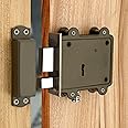 DUKE Door Lock 8 Lever (Grey, Chrome Finish)