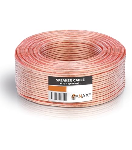 Câble Enceinte M&G Techno – 2 X 30 M – Cuivre 4 Mm² – Neuf