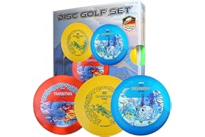 eurodisc Disc Golf Set/Starter Kit SQU Putter Midrange Driver pour debutants