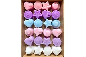 Gower Coast Crafts Handmade Premium Quality Highly Scented Wax Melts. 24 x 5g Melts in each pack (Floral)