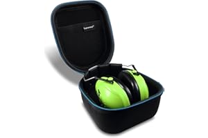 Supremery pokrowiec kompatybilny z Peltor 3 m Kid ochrona słuchu kidv, neonowy zielony, SNR 27 db Case pokrowiec etui torba