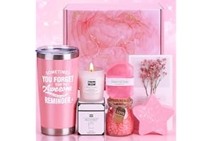 TUDOU Birthday Pamper Gifts for Women, Unique Self Care Package Relaxation Spa Bath Set for Her, Get Well Soon Gifts for Women, Ladies Pamper Hamper Christmas Birthday Gifts for Friends, Sister, Mum, Wife