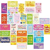 Unittype 100 Sets Inspirational Gift Bulk Mini Resin Ducks You're Great Cheer Up