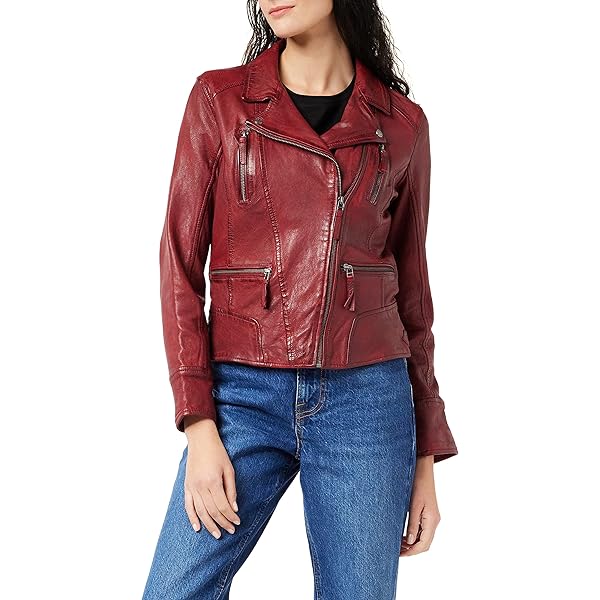 Oakwood 60861, Chaqueta Para Mujer, Rojo, Talla Fabricante: XL