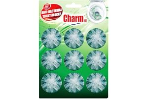CHARMM Toilet Block, Green, 9 Count