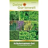 Kräutersortiment | Kräuter-Set mit 10 Sorten Samen | Kräutersamen-Sortiment | Küchenkräuter und Gartenkräuter