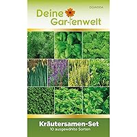 Kräutersortiment | Kräuter-Set mit 10 Sorten Samen | Kräutersamen-Sortiment | Küchenkräuter und Gartenkräuter