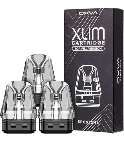 OXVA Xlim Top Fill Pod 0,6 Ohm, 2ml, 3er Pack, wiederauffüllbar