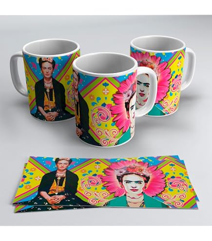 Fabulous Mug céramique Frida Kahlo Artiste 9 - Tasse et Mugs - Achat