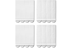 RMEET Paski do zawieszania obrazów, 12 par samoprzylepnych naklejek na ramki na zdjęcia, środkowe, 69 mm x 19 mm, dwustronne taśmy montażowe do zawieszenia na ścianie