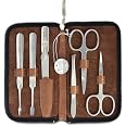 May Maniküre Set 7-teilig – Edelstahl-Instrumente Mit Etui Für Perfekte Nagelpflege