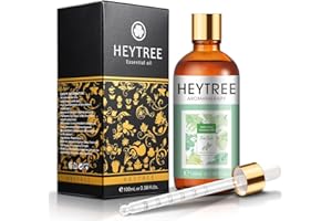 HEYTREE Aceite Esencial de Árbol de Té 100ml -Repara Romper Uñas Limpiar Daño Pies Profundos Limpia los poros, Daño del Cabello, Problemas de la Piel