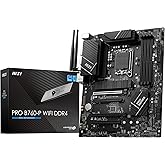 MSI PRO B760-P WiFi DDR4 Mainboard, ATX - Unterstützt Intel 12., 13. & 14. Gen Core Prozessoren, LGA 1700 - DDR4 Memory Boost