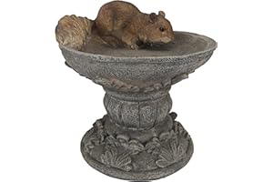 Design Toscano by Blagdon QM231341 - Figura Decorativa (Resina), diseño de Ardilla sobre Pedestal