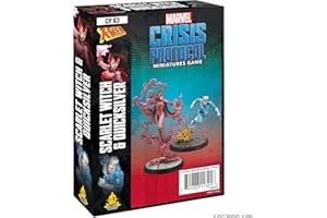 Atomic Mass Games , Marvel Crisis Protocol: Character Pack: Scarlet Witch and Quicksilver: Marvel Crisis Protocol , Miniatures Game , Ages 10+ , 2+ Players , 45 Minutes Playing Time