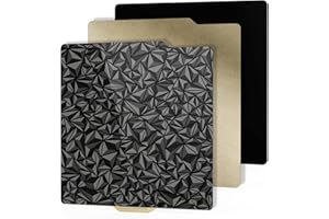 Twotrees Double-Sided PEO+PEI Pressure Plate Spring Steel 257 x 257 mm, PEO+PEI Spring Steel Print Bed Plate for BambuLab X1 3D Printer