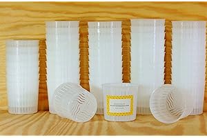 AlcoFermBrew 50 x Käseform 5x5cm - 100g - Ricotta – Käseformen | Korb | Käseherstellung | Lab