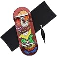 RACOFSB Pro Fingerboard 34mm Wooden Board Professional Finger Skateboard Trucks CNC Swirl Wheels (Hamburg)