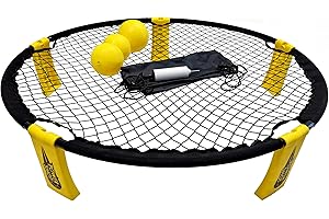 POWERSHOT Smashball avec 2 balles Netsportique - Ce Set de Smash Ball est Parfait pour Jouer Entre Amis ou en Famille ! Variante de But de Foot - - Idéal à Utiliser dans Un Jardin !