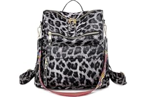 Puwuzixi Women Backpack Waterproof Anti-Theft Lightweight PU Fashion Travel Multipurpose Convertible Purse Shoulder Bag Handbag Backpack