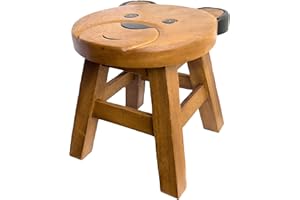 Crafty Artisan Childrens Wooden stool (Bear)
