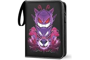 Sammelalbum für Pokemon Karten, 50 Seiten 400 Taschen Sammelkarten Album, Tragbar Wasserdicht PU Karten Halter Heft Ordner Buch, Sammelkartenalben für Sammler gg4