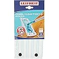 Leifheit Clean Twist M micro duo wisserovertrek van microvezel, absorberende vervangende hoes voor vloerwisser 33 cm brede ve