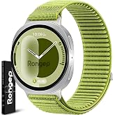 Mountain Loop Lanyard Compatible with Rongep Samsung 1st Class Woven Fabric Metallic for Galaxy Watch 8 44mm/40mm/Classic 46mm [2025]