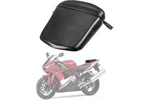‎PSLER Soziussitzkissen Hinten PSLER Motorrad Hinten Sozius Beifahrerkissen für YZF R6 2003-2005 und für R6S 2006-2010 (Schwarz)